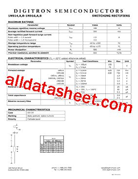 N Datasheet Pdf Digitron Semiconductors