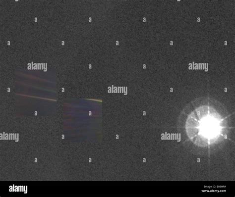 Solar System Portrait View Of The Sun Earth And Venus Stock Photo