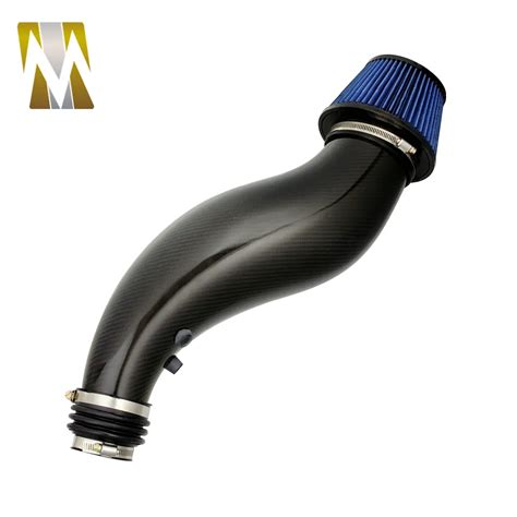 For Civic Ek Car Hood Cold Air Intake Pipe With Air Filter For Civic Eg Carbon Fiber Auto Part