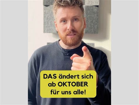 DAS ändert sich ab OKTOBER für uns alle DAS INVESTMENT