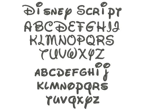 Disney Stencil Letters