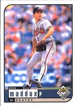 1999 UD Choice 56 Greg Maddux Front Greg Maddux Trading Card