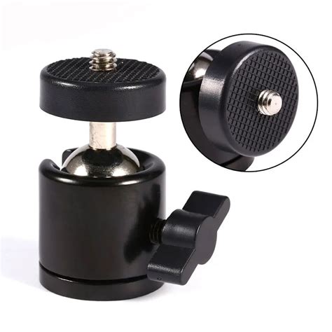 Universal Mini Tripod Ball Head Ballhead 1 4 Screw Camera Monopod Mount Stand 360 Swivel Dslr Dv