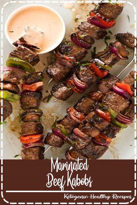 Food Crystal 52 Marinated Beef Kabobs