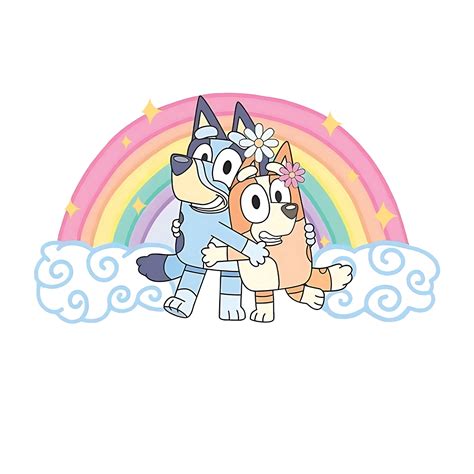 Bluey Rainbow Png Bluey Friends Png Bluey Png Bluey Cumpleaños Png