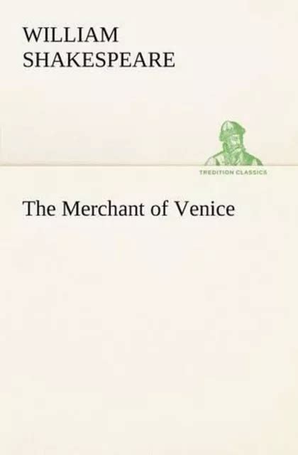 Le Marchand De Venise De William Shakespeare Anglais Livre De Poche