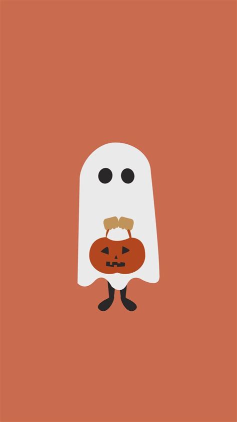 Cute Halloween Ghost Wallpaper