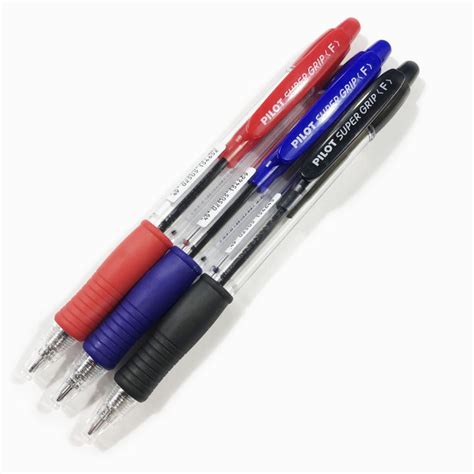 AJS PILOT Super Grip Ball Point Pen Fine 0 7mm 12pcs Lazada PH