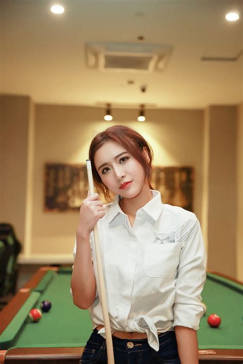 1920x1080px 1080p Free Download Asian Women Billiards Pool Table