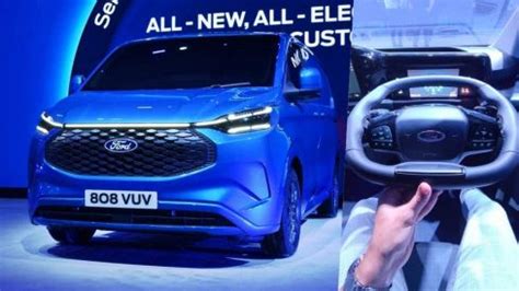 Así es la Ford E Transit Custom una tecnológica furgoneta eléctrica de