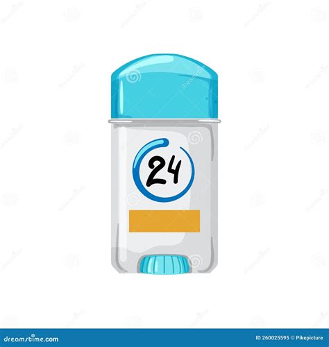 Care Deodorant Women Cartoon Vector Illustration Stock Illustration