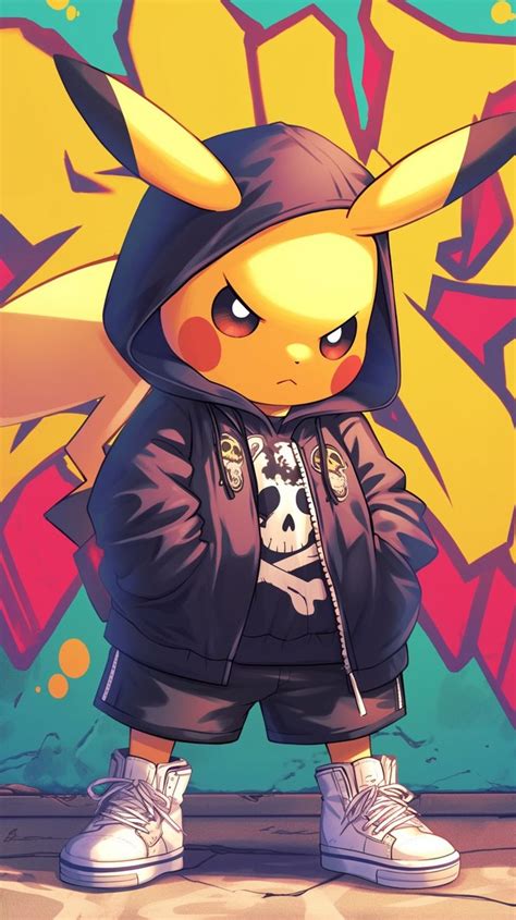 Graffiti Urban Pikachu Made By Silverbloom In Cute Panda Drawing