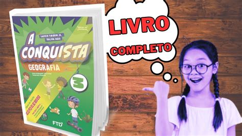 Respostas Livro A Conquista GEOGRAFIA Todas as Páginas 3 ano