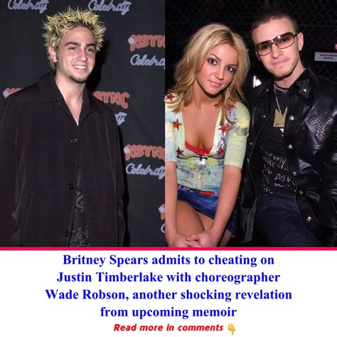 Britney Spears Admits To Cheating On Justin Timberlake With