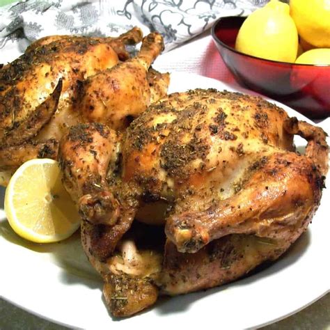 Poulet rôti au citron et aux herbes Recettes24