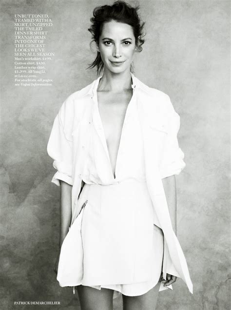 Christy Turlington Vogue Magazine Uk April 2014 Issue • Celebmafia