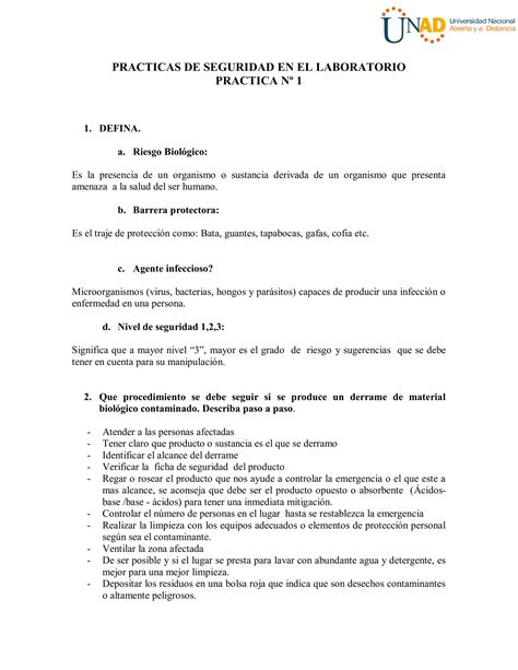 Informe 1 Practica De Laboratorio Biologia 2016 Pdf