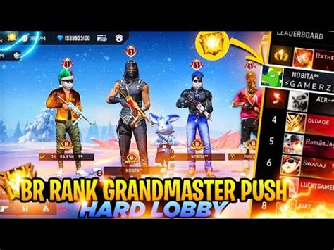 Br Rank Push Grandmaster Hard Lobby Season Garena Free