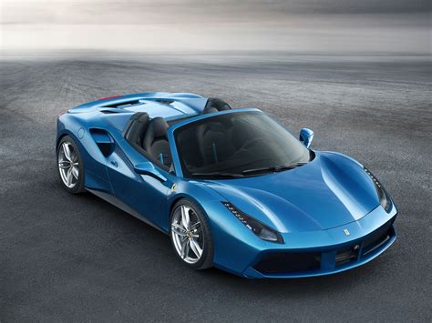 Wallpaper Ferrari 488 Spider blue supercar 2560x1920 HD Picture, Image