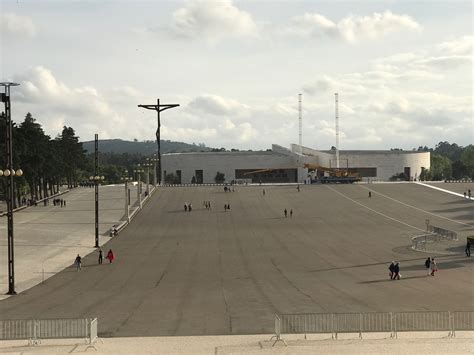 Catholic Pilgrims at Fatima: Fatima Shrine Plaza