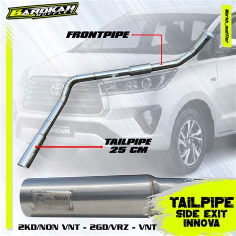 Promo Knalpot Bolton Side Exit Innova Fortuner 2kdnon Vnt2gdvrzvnt