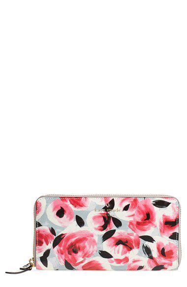 Kate Spade New York Kate Spade New York Cedar Street Rose Lacey Zip Around Wallet Available