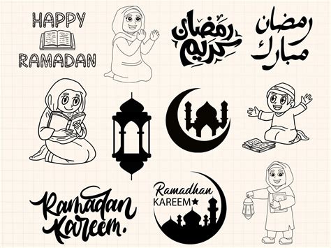 Ramadan Mubarak Svgs Islamic SVG Bundle Ramadan Kareem Svg Bundle