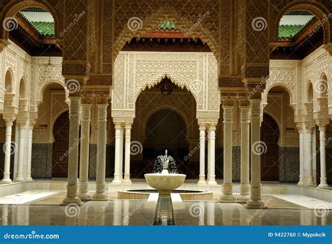 Moroccan Architecture Interior Stock Photo - Image: 9422760