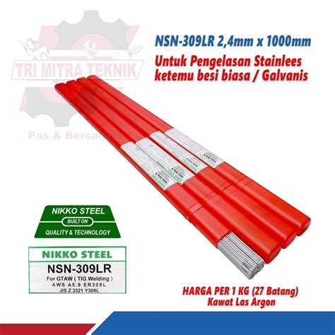 Jual Harga Per Kg Batang Kawat Las Argon Stainless Nsn Lr