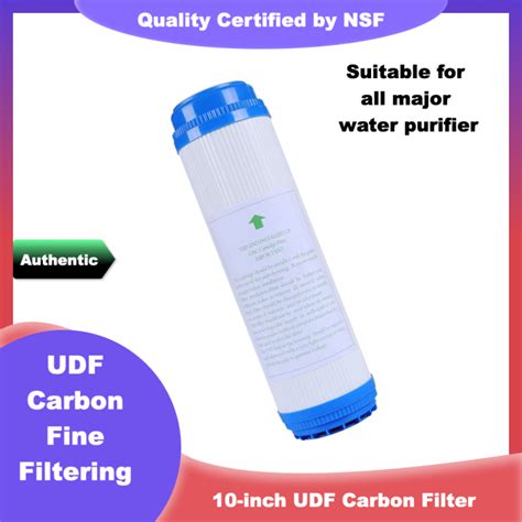 10 Inch Water Filter Cartridge GAC UDF CTO Activated Carbon PP