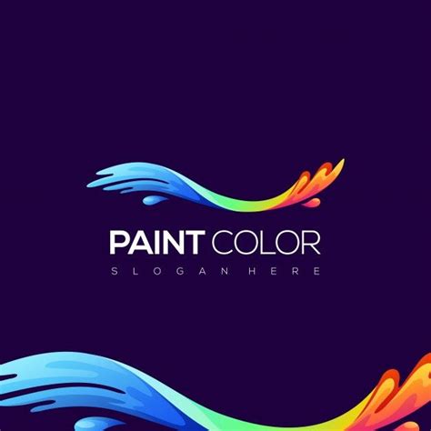 Premium Vector Paint Color Logo Painting Logo Painting Logo Design