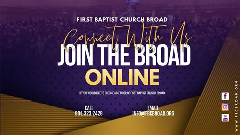 First Baptist Church Broad Virtual Worship Service 31420 Youtube