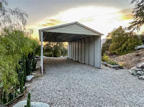 Horizontal Roof Carport 2 - S&S Wolf Sheds