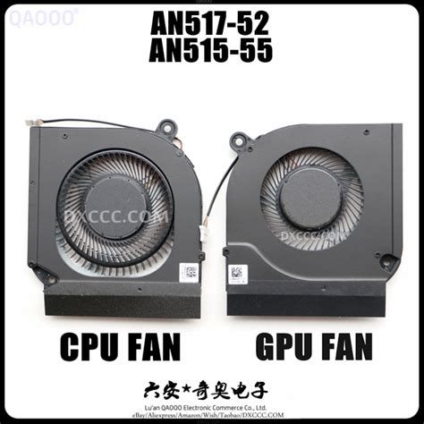 LAPTOP CPU Cooler FAN FOR ACER Nitro 5 AN517 41 AN517 52 AN515 5 5