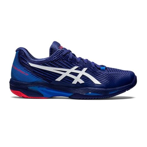 Asics รองเท้าเทนนิสผู้ชาย Solution Speed Ff 2 Dive Bluewhite 1041a182 401 Th