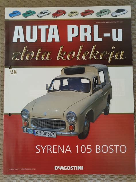 Syrena 105 Bosto Auta PRL Kolekcja Deagostini Warszawa Licytacja Na