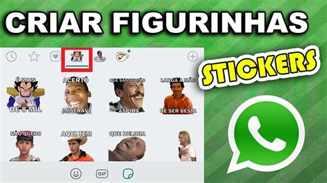 CRIAR FIGURINHAS DO WHATSAPP YouTube