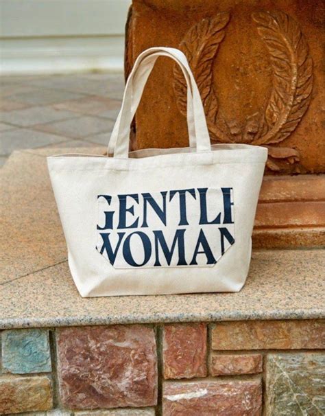 GW GENTLEWOMAN Black White Micro Canvas Tote Bag Women S Fashion Bags