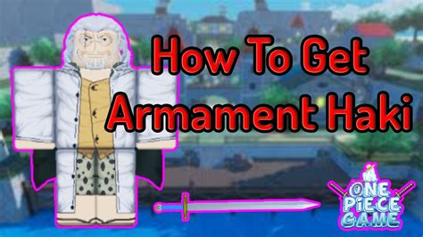 How To Get Armament Haki Haki V In A One Piece Game Youtube