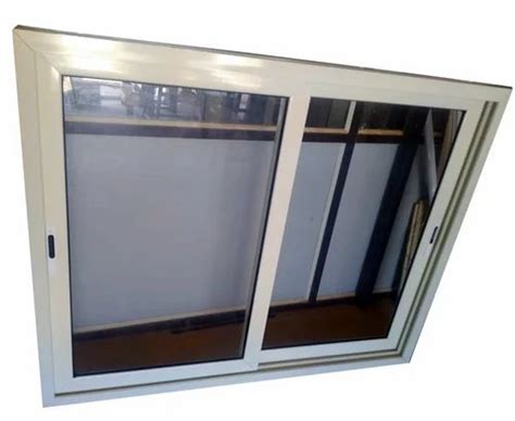 White Polished Upvc Two Track Sliding Window At Rs 300square Feet In Bengaluru Id 19694180588