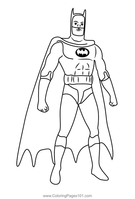 Printable Coloring Pages Of Batman