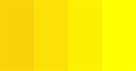 Bright Yellow Monochromatic Color Scheme Monochromatic