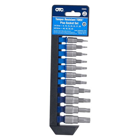 OTC 5905 Tamper Resistant Torx Plus Socket Set