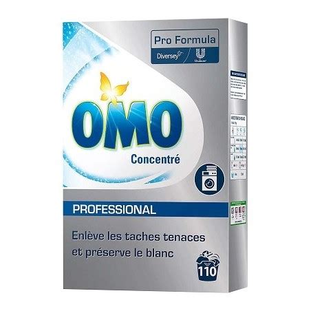 Omo Omo Lessive Linge Poudre Concentree Lavages Baril Kg