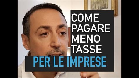 Come Pagare Meno Tasse Per Le Imprese E Tutelare I Propri Beni Youtube