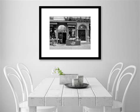 Caffe Reggio Greenwich Village New York Print Black and | Etsy