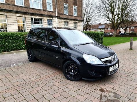 Black Vauxhall Zafira 16 Petrol Sports Alloys 7 Seater Long Mot Dual