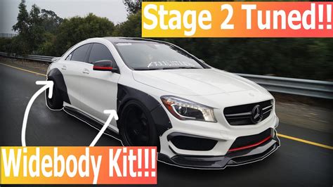 Stage Upgraded Mercedes Cla Widebody Youtube