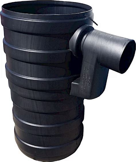 Plastic Yard Gully 300mm Diameter 600mm Depth Drain Gully Pot with Trap