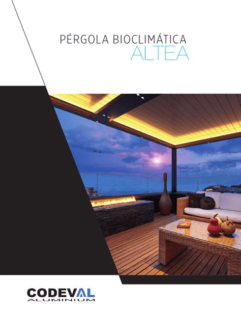 Catalogo Codeval Pergola Bioclimatica